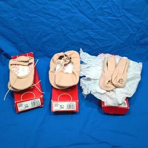 Set Of 3 Capezio Kid's Ballet Shoes